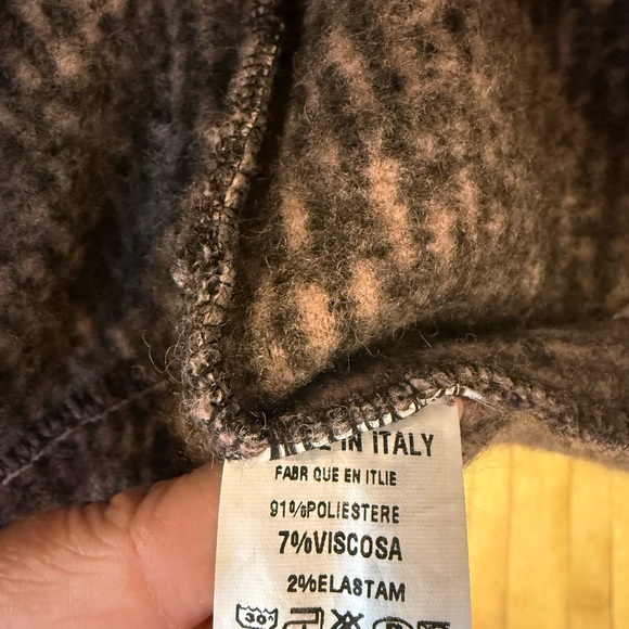 Cozy Italian Hooded Knit Coat Size Large - Picture 7 of 7